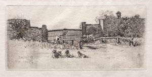 Brána, Lustheim, 1879. od Otto H. Bacher