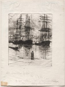 Tři lodě, Benátky, 1880. od Otto H. Bacher