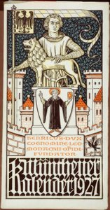Znak lidového státu Hesensko z roku) 1920 od Otto Hupp
