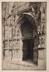Portrail Central, Eglise St. Merri, Paříž