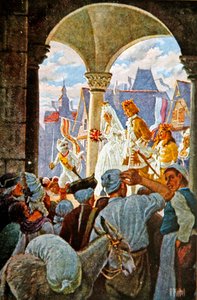 Svatba markýze z Carabasu a princezny, ilustrace z 