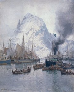 Příjezd Agnsilddamperen, Svolvaer