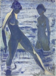 Bathers, kolem roku 1927 od Otto Mueller