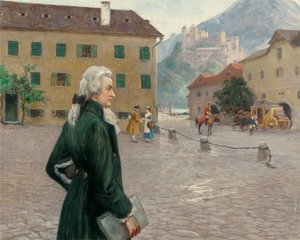 Mladý Mozart v Salcburku.
