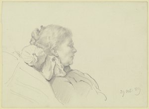 Luise Scholdererová čte od Otto Scholderer