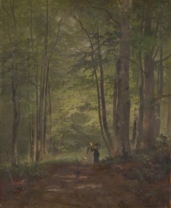 Waldinneres mit Staffage od Otto Seitz