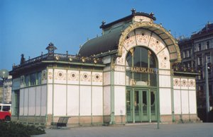 Městská dráha na Karlsplatz, projektant Otto Wagner (1841-1918)
