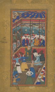 Tančící dervišové od Ottoman School