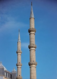 Detail minaretů (1575) od Ottoman School