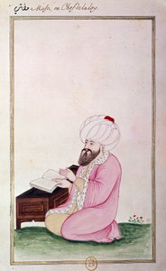 Osmanské umění: Hlava práva. Tisky z rukopisu od Ottoman School