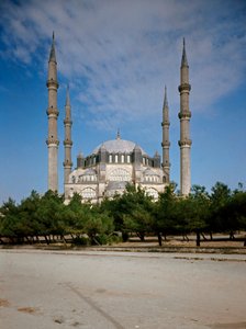 Pohled na mešitu (1575) od Ottoman School