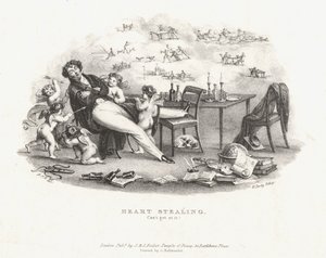 Krádež srdce. Nemůžu se na to dostat (litho) od Owen (attr.to) Jones