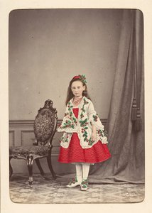 Follett Family Album dětí v kostýmech pro maškarní ples, ca. 1880. od Owen Angel