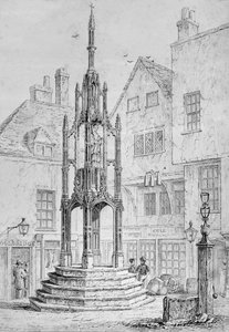 City Cross Winchester, kolem roku 1830