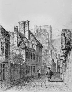 Colebrook Street Winchester, kolem roku 1830