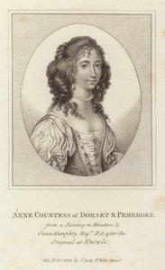 Anne hraběnka z Dorsetu a Pembroke od Ozias Humphry