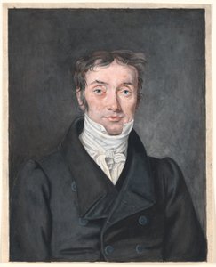 Portrét školního učitele Hanse Jensena Visbyho (1777-1870), z Aagerup, farnost Ramløse. od P.C. Skovgaard