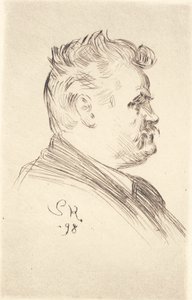 Portrét Carla Lochera, profil od Peder Severin Krøyer