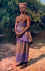 Žena z Accra, Ghana, 1922. od P. A. McCann