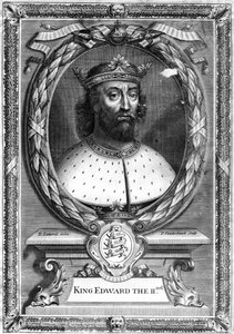 Anglický král Edward II., 17. století.