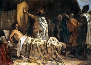 Smrt hraběte Wilfreda Chlupatého (840-897), konec 19. - začátek 20. století (olej na plátně) od Pablo Antonio Béjar Novella