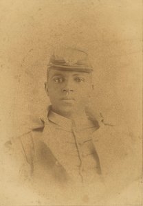 Karta kabinetu plukovníka Charlese Younga jako kadeta ve West Point, 1889. od Pach Bros
