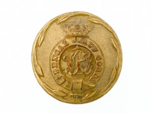 Button, Bengal Staff Corps, 1876-1891 od Pakistani School