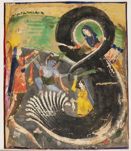 Krishna ja Naga Kalia od Pakistani School