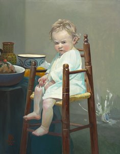 Naughty, 2008 (olej na plátně) od Pamela Patrick White