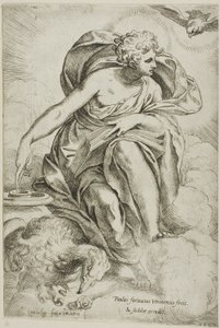 Svatý Jan Evangelista od Paolo Farinati