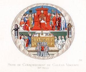 Korunovace Jeana Galease Viscontiho (Gian Galeazzo Visconti