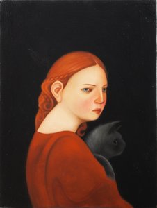 Laura, 2019 (olej na dřevěné desce)