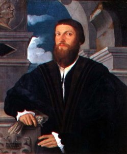 Portrét lékaře Coignatiho, kolem roku 1534 od Paolo Pino or Pini