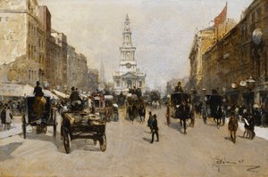 The Strand, Londýn, 1888