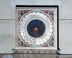 Ciferník s hlavami proroků od Paolo Uccello