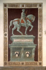 Freska představující Johna Hawkwooda od Paolo Uccello