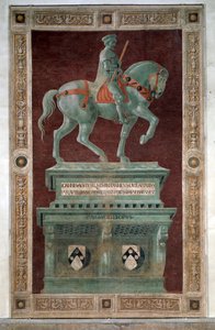Pohřební pomník sira Johna Hawkwooda - Freska od Paolo Uccello
