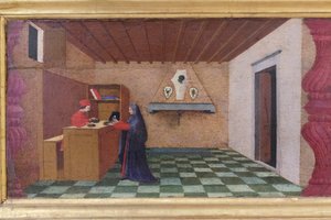 Predella o znesvěcení hostie, detail od Paolo Uccello