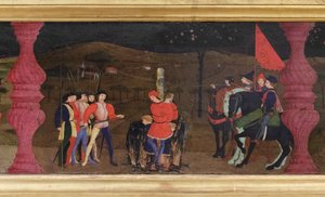 Predella o znesvěcení hostie, detail od Paolo Uccello
