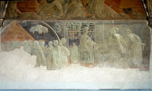 Příběh o Noemovi, opilosti - Fresco od Paolo Uccello