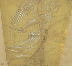 Studie kalicha s andělem od Paolo Uccello