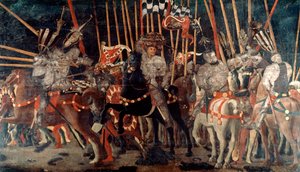 Bitva u San Romana, 1432 c1435-1440 od Paolo Uccello