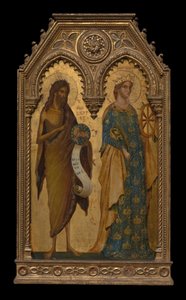 Svatí Jan Křtitel a Kateřina Alexandrijská, kolem roku 1350 od Paolo Veneziano