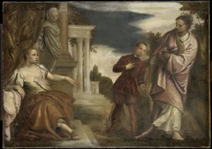 Volba mezi ctností a vášní od Paolo Veronese (follower of)