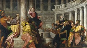 Kristus mezi lékaři od Paolo Veronese