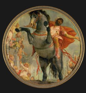 Obětní smrt Marcuse Curtiuse od Paolo Veronese