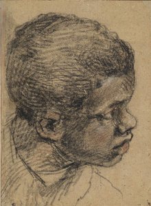 Hlava černého chlapce, 16. století. od Paolo Veronese