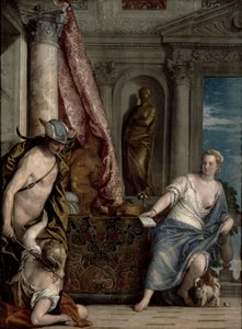 Hermes, Herse a Aglauros, kolem 1576-84 od Paolo Veronese