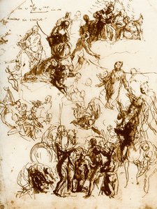 Skica k mučednictví svatého Jiří, 1913. od Paolo Veronese