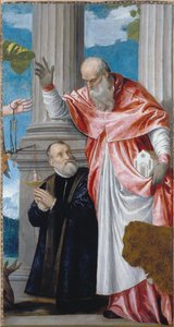 Svatý Jeroným a donátor od Paolo Veronese